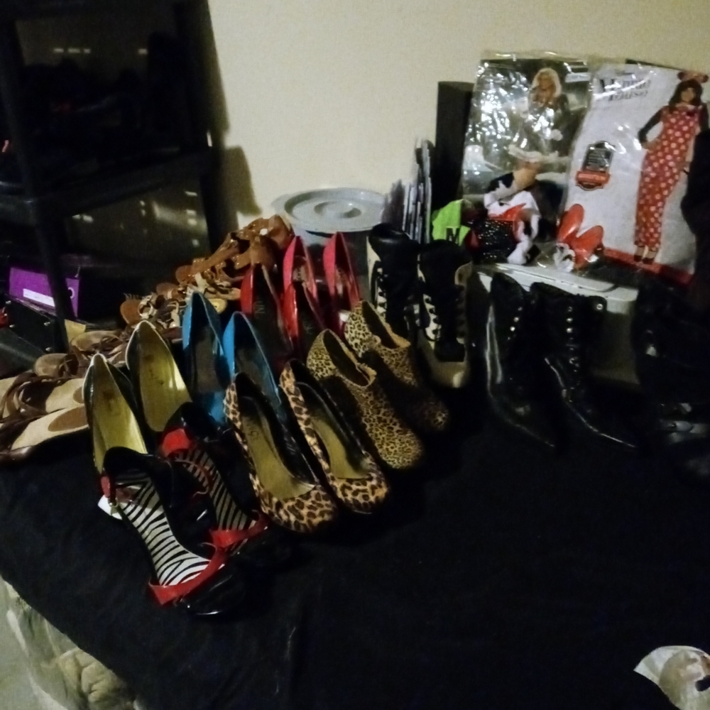 Boots, heels and sandles